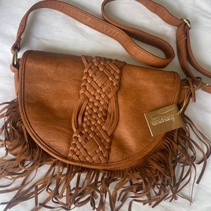 Francesca’s long fringe crossbody